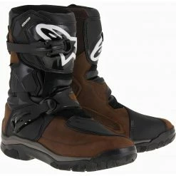 Buy ⌛ Alpinestars Belize Drystar Oiled 🥾 Boots WP - Black Brown White 🔔