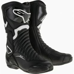 Wholesale 😀 Alpinestars SMX-6 🥾 Boots V2 Ladies - Black White 👏