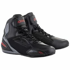 Brand new 🌟 Alpinestars Faster-3 Drystar 👟 Shoes WP - Black Grey Red 🌟
