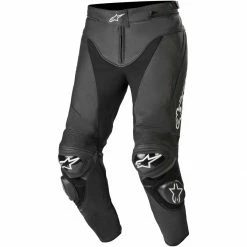 Outlet 🎉 Alpinestars Track V2 Leather Trousers - Black 🌟