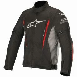 Cheap 🛒 Alpinestars Gunner V2 Jacket WP - Black Grey Red 🎁
