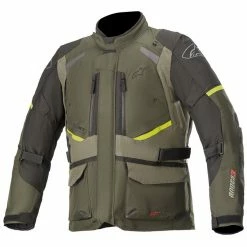Hot Sale 😍 Alpinestars Andes V3 Jacket Drystar WP - Forest Military Green 🛒