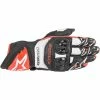 Budget 🌟 Alpinestars GP Pro R3 Gloves - Black White Red 🛒 -Deals getgeared Store a35567191304d main alpinestars gp pro r3 gloves black white red 1 2