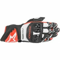 Budget 🌟 Alpinestars GP Pro R3 Gloves - Black White Red 🛒