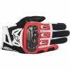 Top 10 💯 Alpinestars SMX-2 Air Carbon Gloves V2 - Black Red White 🧨 -Deals getgeared Store a3567717132d main alpinestars smx 2 air carbon gloves v2 black red white 1