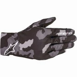 Cheap 🥰 Alpinestars Reef Gloves - Black Grey Camo 🎁