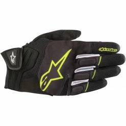 Cheap 🔔 Alpinestars Atom Gloves - Black Yellow 🎉