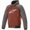 Cheapest 🔔 Alpinestars Chrome Sport Protective Hoodie - Grey Burgundy 🌟 -Deals getgeared Store alpinestars chrome sport protective hoodie grey burgundy a42009189134d 1