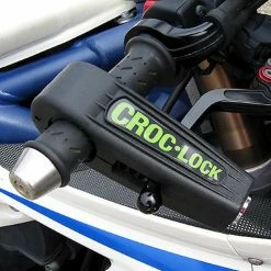 Discount 🎉 Croc Lock Motorcycle & Scooter Throttle & Brake Security Lock ⌛