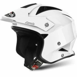 Discount 🛒 Airoh TRR S Trials Helmet - White 😉