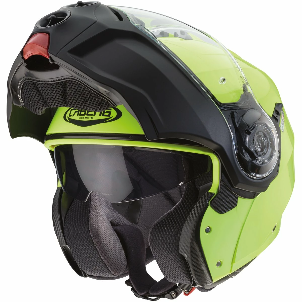 Discount β€οΈ Caberg Droid Hi-Viz Helmet - Yellow Black π 4 Discount β€οΈ Caberg Droid Hi-Viz Helmet - Yellow Black π - Image 2