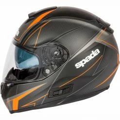 Cheapest ❤️ Spada SP16 Linear Helmet - Black Orange 🌟 -Deals getgeared Store fx0739796d main spada sp16 linear helmet black orange 3