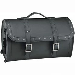 Best Pirce 🧨 Held 4877.10 Cruiser Barrel Bag Roll Bag Studded 14L - Black 🔔