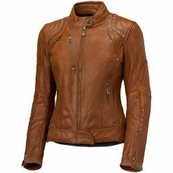 Budget ✨ Held 5827 Asphalt Queen Leather Jacket Ladies - Tan 👍