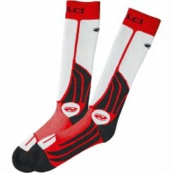 Coupon 💯 Held 8756 Race 🧦 Socks - Black Red ⌛