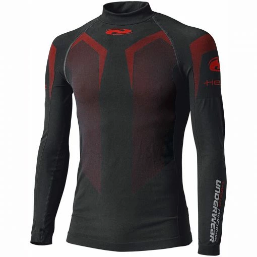 Promo 🎁 Held 9864 3D-Skin Warm Baselayer Top - Black Red 🥰 -Deals getgeared Store h986402d main held 9864 3d skin warm baselayer top black red 1