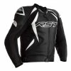 Deals 🤩 RST Tractech Evo 4 Leather Jacket CE - Black White 🔥