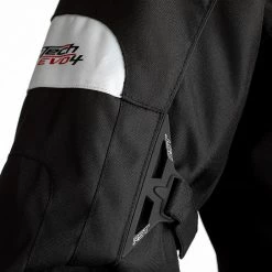 Budget 🤩 RST Tractech Evo 4 Textile Jacket CE WP - Black White 🧨 -Deals getgeared Store md102365whid main rst tractech evo 4 textile jacket ce wp black white 4