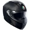 Flash Sale 😉 AGV Sports Modular Mono Helmet - Carbon Black 😀 -Deals getgeared Store md300528blkd main agv sports modular mono helmet carbon black 1 1