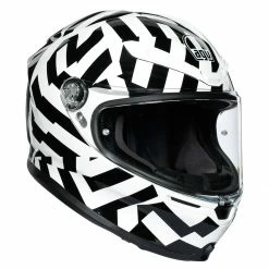Outlet 👍 AGV K6 Secret Helmet - Black White 😍