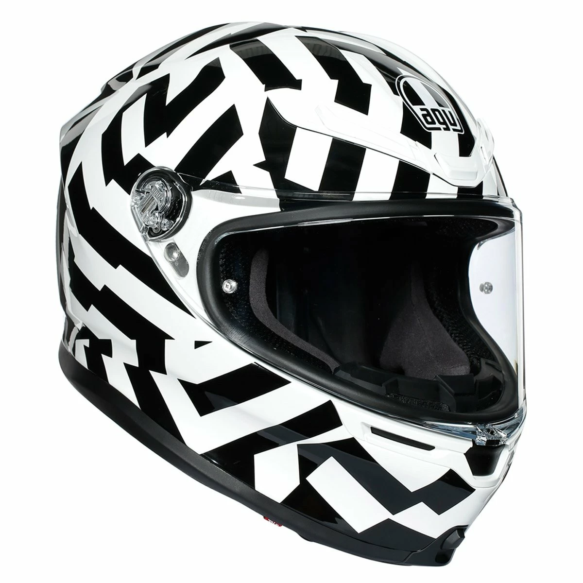 Outlet π AGV K6 Secret Helmet - Black White π 3 Outlet π AGV K6 Secret Helmet - Black White π