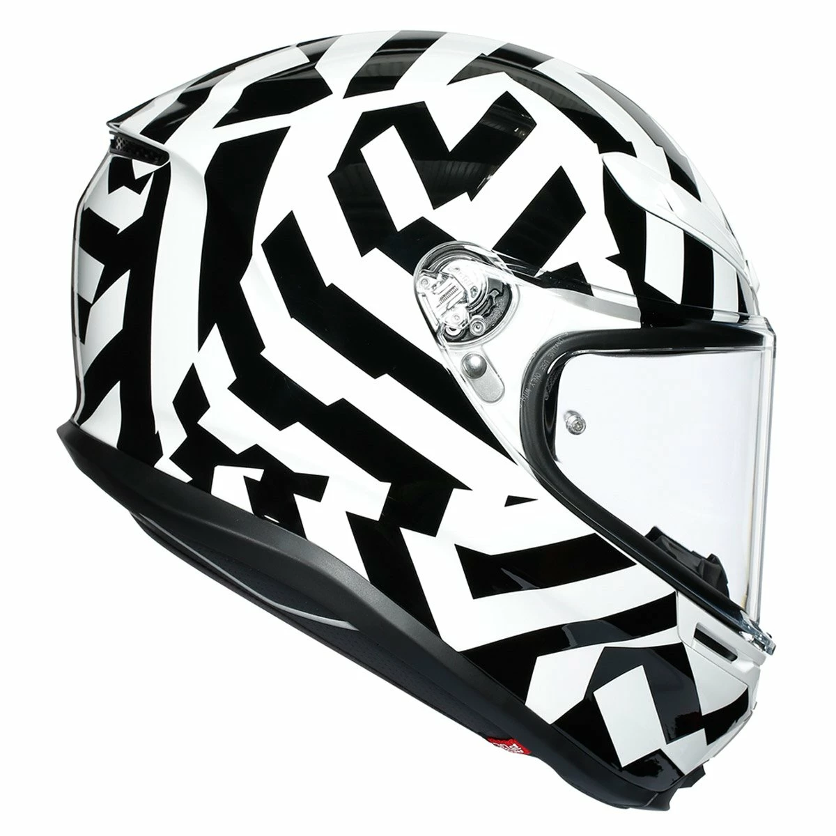 Outlet π AGV K6 Secret Helmet - Black White π 4 Outlet π AGV K6 Secret Helmet - Black White π - Image 2