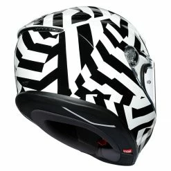 Outlet π AGV K6 Secret Helmet - Black White π 8 Outlet π AGV K6 Secret Helmet - Black White π -Deals getgeared Store md300555blkd main agv k6 secret helmet black white 3