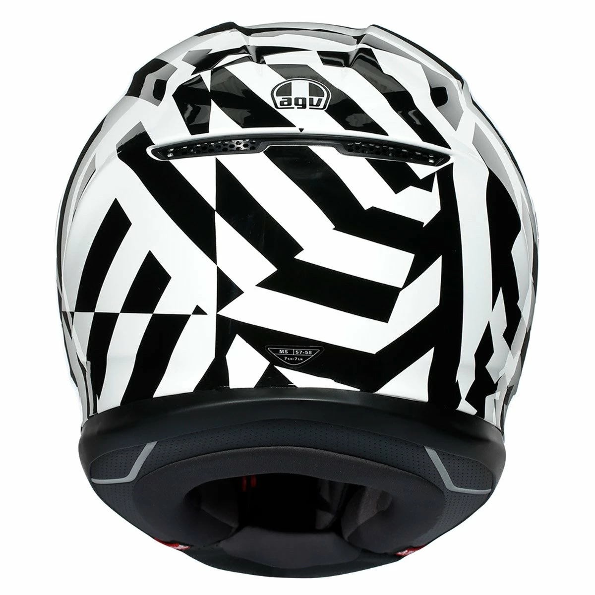 Outlet π AGV K6 Secret Helmet - Black White π 6 Outlet π AGV K6 Secret Helmet - Black White π - Image 4