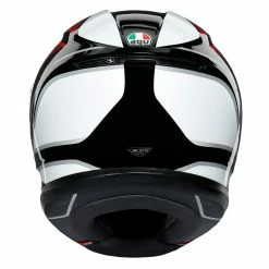 Promo 🛒 AGV K6 Hyphen Helmet - Black Red White 👏 -Deals getgeared Store md300557blkd main agv k6 hyphen helmet black red white 4