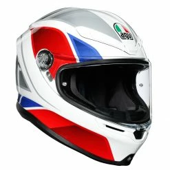 Deals 👏 AGV K6 Hyphen Helmet - White Red Blue 😉