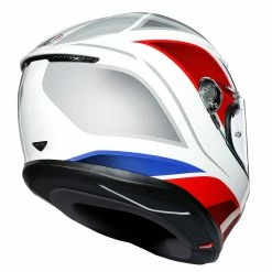 Deals 👏 AGV K6 Hyphen Helmet - White Red Blue 😉 -Deals getgeared Store md300557whid main agv k6 hyphen helmet white red blue 3