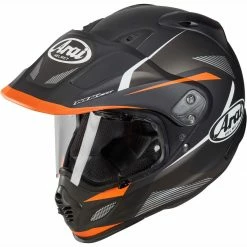 Cheap 𧨠Arai Tour-X 4 Break Helmet - Black Orange White π