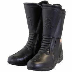Deals 🧨 Merlin Thor D3O 🥾 Boots WP - Black 🎉 -Deals getgeared Store memwb074blkd main merlin thor d3o boots wp black 2