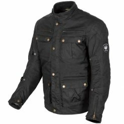 Coupon 🛒 Merlin Yoxall II Wax Jacket WP - Black 🥰