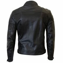 Best Pirce 🌟 Merlin Cambrian Leather Jacket - Black ⭐ -Deals getgeared Store merlin cambrian leather jacket black mempl056blkd 3