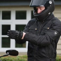 Best Pirce 🥰 Merlin Shenstone Wax Jacket Air - Black 🤩 -Deals getgeared Store merlin shenstone wax jacket air black memtp127blkd 4