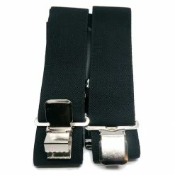 Deals 🔔 Motorcycle Trouser Braces Elasticated 2 Inch Universal Size - Black 🤩