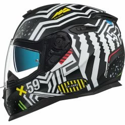 Hot Sale ✔️ Nexx SX.100 Helmet Engima - Black White 🎁