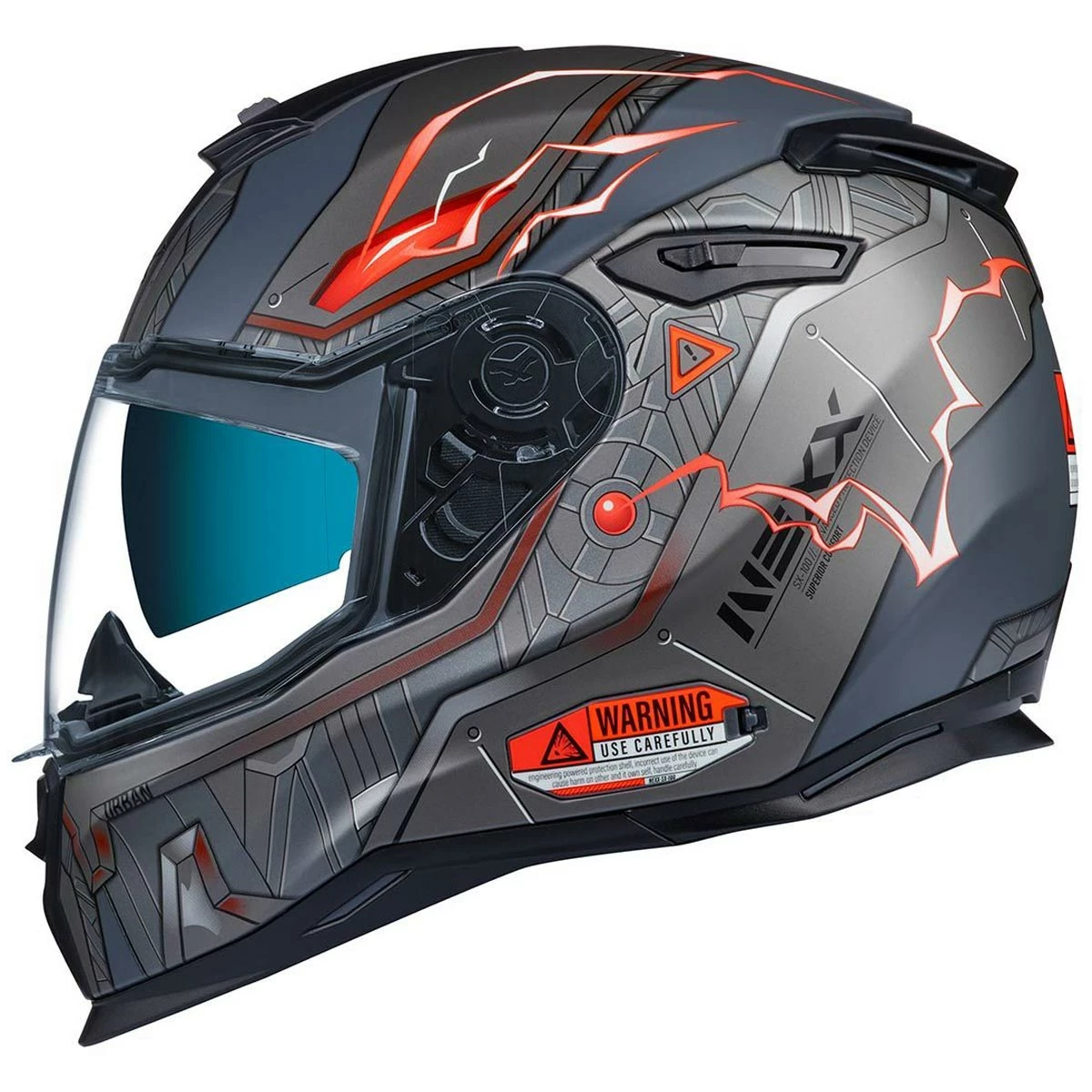 Cheap π₯° Nexx SX.100 Helmet Gigabot - Grey Red β¨ 3 Cheap π₯° Nexx SX.100 Helmet Gigabot - Grey Red β¨