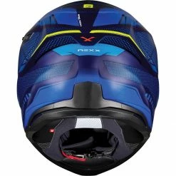 Brand new ⌛ Nexx SX.100R Helmet Skidder - Blue Neon 🎉 -Deals getgeared Store nexx sx 100r helmet skidder blue neon nx01sxr01316881d 3
