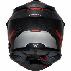 Hot Sale 🧨 Nexx X.WED 2 Helmet Vaal - Grey Red ⭐ -Deals getgeared Store nexx x wed 2 helmet vaal grey red nx01xwe23302897d 3