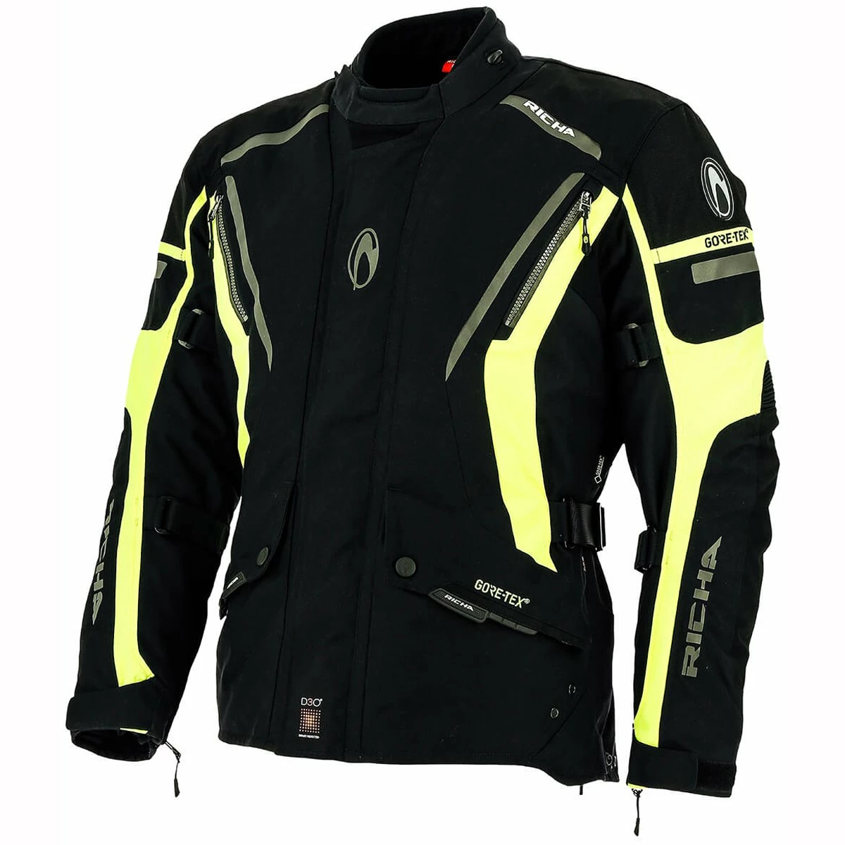 Cheapest ✔️ Richa Cyclone Jacket GTX - Black Yellow ✔️ 3 Cheapest ✔️ Richa Cyclone Jacket GTX - Black Yellow ✔️