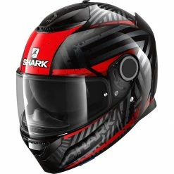 Brand new 🛒 Shark Spartan Kobrak Helmet KRR - Black Red 💯