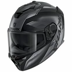 Cheap 😀 Shark Spartan GT Elgen Helmet KAA - Matt Black Anthracite 🌟
