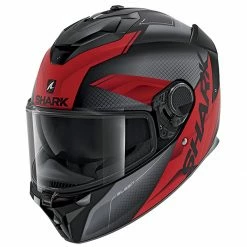 Flash Sale 🤩 Shark Spartan GT Elgen Helmet KAR - Matt Black Red 🌟