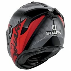 Flash Sale 🤩 Shark Spartan GT Elgen Helmet KAR - Matt Black Red 🌟 -Deals getgeared Store nv200he7054ekard main shark spartan gt elgen helmet kar matt black red 3