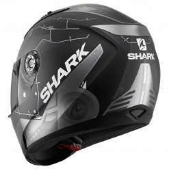 Brand new 🔥 Shark Ridill 1.2 Mecca MAT KAS Helmet - Black Grey Silver ⭐ -Deals getgeared Store nv210he0537ekasd main shark ridill 1 2 mecca mat kas helmet black grey silver 3