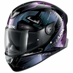 Flash Sale 🔥 Shark Skwal 2 Venger Helmet KXK - Purple Black 👏