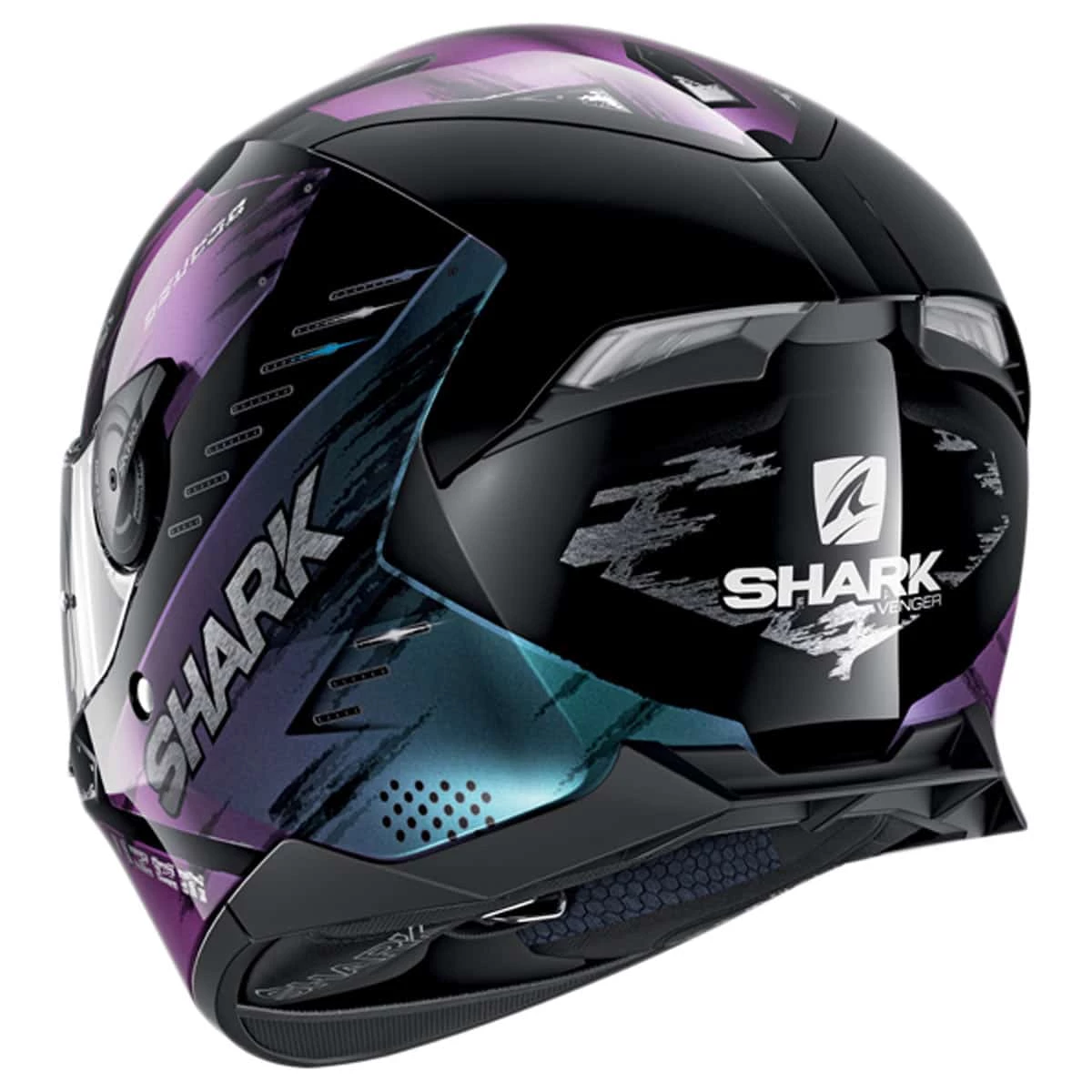 Flash Sale π₯ Shark Skwal 2 Venger Helmet KXK - Purple Black π 5 Flash Sale π₯ Shark Skwal 2 Venger Helmet KXK - Purple Black π - Image 3