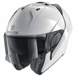 Best deal 👍 Shark Evo-ES Flip Helmet WHU - White 🥰 -Deals getgeared Store nv235he9800ewhud main shark evo es flip helmet whu white 3